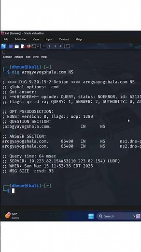 Top DIG Commands Every Pentester Must Know ⚡ #cybersecurity #ethicalhacking
