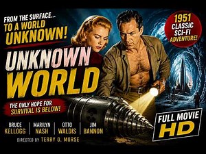 Unknown World (1951) | Full Movie | The Underground World That Saved Humanity