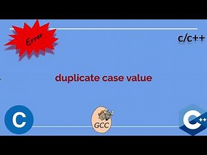 duplicate case value