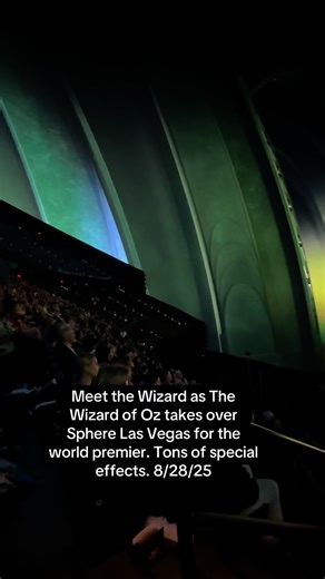 Wizard of Oz World Premiere at Sphere Las Vegas 8/28/5 #vegas #lasvegas #vegasstarfish #wizardofoz #sphere | VegasStarfish’s Tips & Tricks