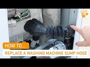 How to Replace a Hotpoint Washing Machine Drain Hose And Eco Ball