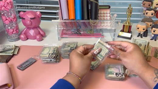 How a TikToker turned 'cash stuffing' into a full-time job