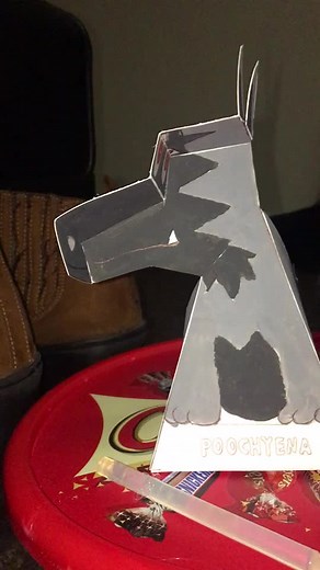 Made a painted version #foryou #foryoupage #uk #pokémon #poochyena #illusion #illusionchallenge