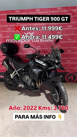 🔥 HOY OS TRAEMOS LA TRIUMPH TIGER 900 GT 🔥 Una trail pensada para viajar cómodo… pero sin renuncia