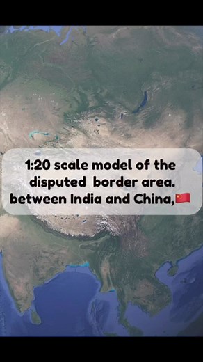 3K views · 31 reactions | Creating a 1:20 scale model of the disputed border area between India and China near Yongningxian, Yinchuan, Ningxia, China, would require a detailed and accurate representation of the topography, infrastructure, and any notable landmarks or geographical features.To calculate the scale dimensions, if a real-world distance is 1 km (1000 meters), in a 1:20 scale model, that would be represented by 50 meters in the model. | Earth 3D | Facebook