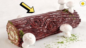 Easy Chocolate Vanilla Yule Log Recipe