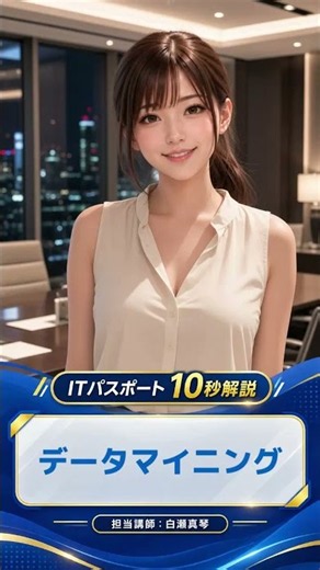 データマイニングとは？｜ITパスポート10秒解説