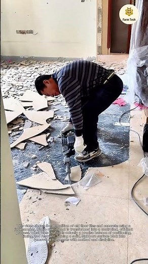 The Process of Demolishing Concrete Floors Using Jack Hammers