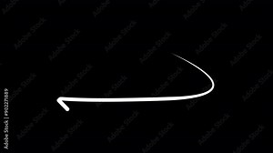 set of arrows animation, high quality arrows animation, Set of handmade curved arrows, stylish arrows pack animation, arrows animation on black screen.