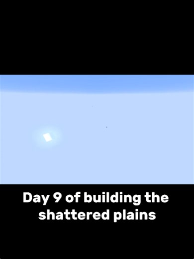 Day 9 of building the shattered plains #stormlightarchive #cosmere #minecraft