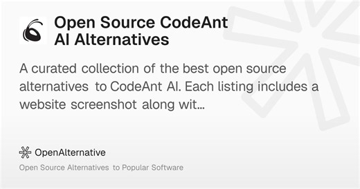 2 Best Open Source CodeAnt AI Alternatives in 2026