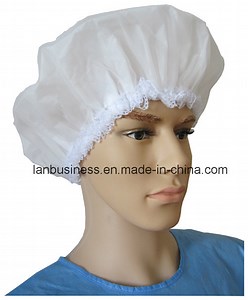 [Hot Item] Beautiful White Shower Cap with Lace