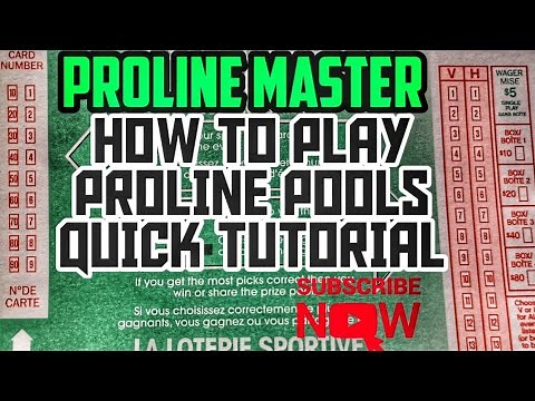 HOW TO PLAY PROLINE POOLS OLG CANADA 2020 #sportsbetting #Lottery #howtoplay #PROLINE