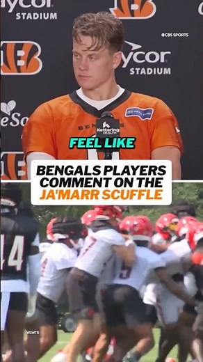 Joe Burrow, Jalen Davis & DJ Turner spoke about the scuffle that happened at Bengals training camp