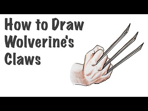 How to Draw Wolverine's Claws (tutorial)