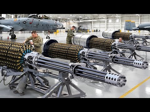How They Rebuild the Massive A-10 Warthog’s Gatling Gun