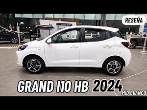 Grand i10 HB MID 2024 - Blanco , la compra MAS INTELIGENTE 🤓 de un HYUNDAI , esta versión tiene TODO