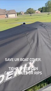 8.5K views · 22 reactions | Boat cover hack. Linknbio or get at arts n crafts store for quick n easy way to prevent major damage to ur cover.  #bassboat #fishingboat #fishingboats #boatcovers #boatcover #skiboat #boat #boats #boatlife | Tom Redington | Facebook