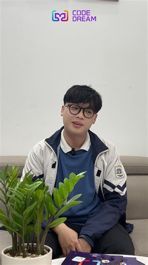 Gia Khánh - Giải Nhì HSG Thành phố - gửi lời chúc vượt vũ môn đến các sĩ tử dự thi HSG 🥇 Thầy cô Code Dream cũng chúc các em BÌNH TĨNH - TỰ TIN - BỨT PHÁ trong kỳ thi này nhé 💜 _______________ CODE DREAM | Bệ phóng tư duy Toán - Tin, chinh phục đấu trường lập trình 📍 Địa chỉ: Cơ sở 1: Số 20 Ngõ 8 Bế Văn Đàn, Quang Trung, Hà Đông, Hà Nội. Cơ sở 2: Số 3 Ngõ 2 Trung Kính, Cầu Giấy, Hà Nội. 📞 Liên hệ: 0963.066.690 🌐 Website: https://codedream.edu.vn/ | Code Dream - Where Your Dreams Come True