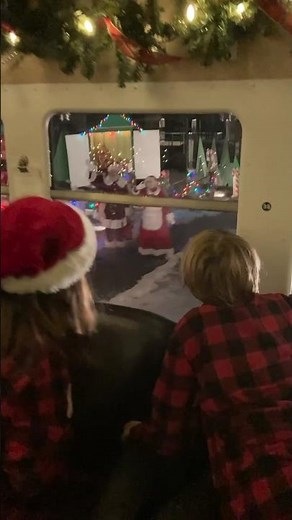All aboard! Join us as we take a ride on the North Pole Express to see Santa and his elves! ￼❄️☃️🎅