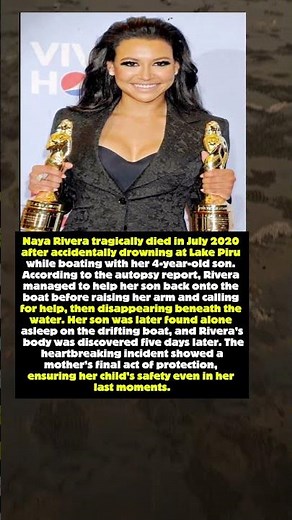 Her Final Act Saved Her Son – The Tragic Story of Naya Rivera