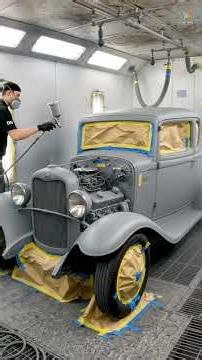From Rust to Perfection! 1931 Ford Model A Coupe Full ASMR Restoration in Stunning Factory Blue