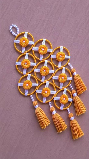 DIY Beautiful Woolen Wall Hanging Craft Ideas