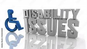 Disability Issues Handicapped Disabled Legal Equality Access 3d Animation