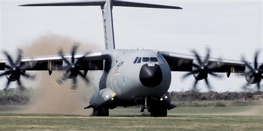 Airbus tests the A400M Atlas at maximum load on an uneven runway