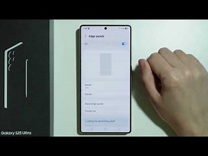 Samsung Galaxy S25 Ultra: How to Turn ON/OFF Edge Panels (Sidebar)