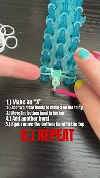 How to make a FISHTAIL RAINBOW LOOM! ❤️ #rainbowloombracelet #howto