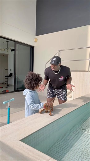 Dad Gets Mad At Son For Playing With A Dinosaur