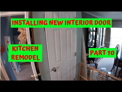 Installing Pantry Door and Side Panel - Kitchen Remodel Part 10