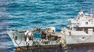 The civilian ship caught in the first naval disaster of WW2