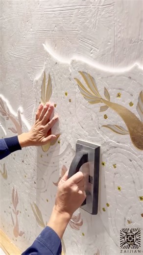 Zaijian Mosaic on Instagram: "Koi Mosaic Installation — even we can‘t believe how magical this looks! 😍🔥 Watch artistry come to life, one shimmering scale at a time. - - - #zaijianmosaic #mosaic #art #glass #design #bathroom #mosaicart #marble #interiordesign #interiors #bathroomdesign #decor #dreamhome #lifestyle #tile #marblemosaic #floor #floordesign #livingroom #tiledesign #luxuryliving #dreamhome #hongkongdesign #waterjetmosaic #muranoglass #backsplash #floortiles #tilework #kitchen"