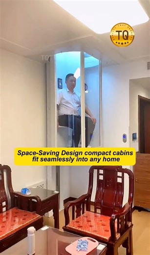 Home elevators better solve the problem of climbing stairs for the elderly and children.#homelift #home_lift #villaapplicationelevator #homeelevator #smallelevator #villadecoration #factory#tottme #chinawindoors | Chinawindoors