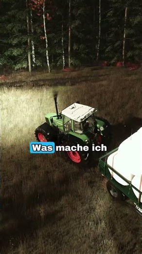 I have a huge problem. I'm sliding down the Alps with my Fendt tractor!