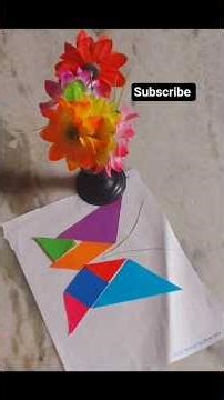 👋Tangram puzzle 💁‍♀️with interesting shapes..Subscribe to my youtube channe👍#tangram #puzzle