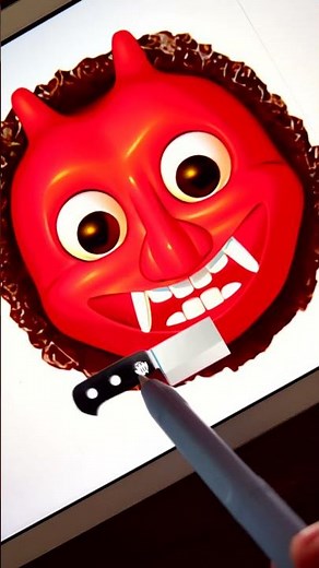 👹🔪 Ogre Emoji #creative #emoji #procreate