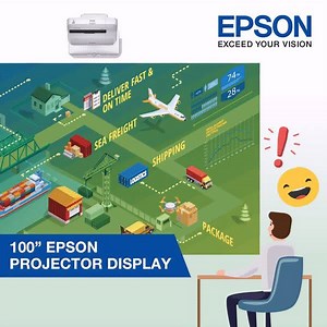 With up to 100" projection display capabilities as well as placement flexibility, Epson's 3LCD Business Projectors can be as flexible and versatile as your business demands. | Epson