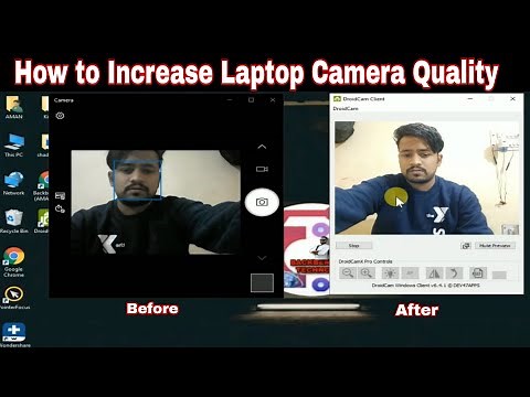 How to Increase laptop Camera Quality | How to use Phone Camera as a Webcam #AmanTechSupport