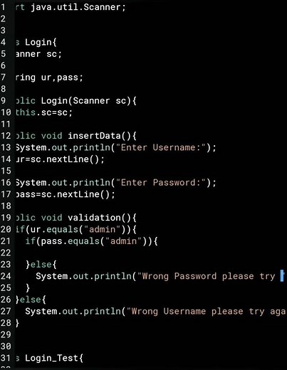 Java Program to Create Login Page