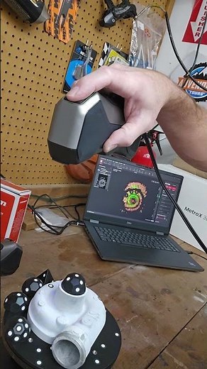 Revopoint MetroX Laser Scanning Prepped Parts #revopoint #revoscan #metrox