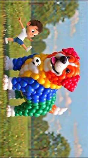 Panda to Dog?! Crazy Animal Transformations 🤯 | AI Cartoon Animation #shorts #cowanimation#viral