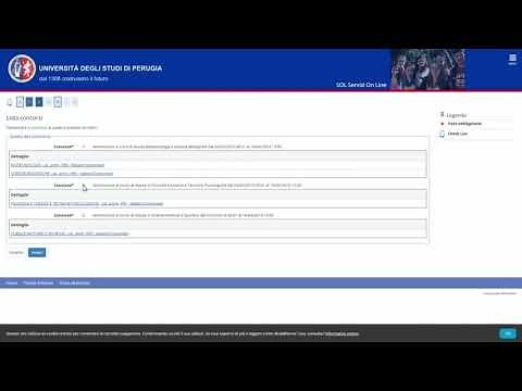Iscrizione ad un Corso di Studio ad Accesso programmato - Università degli Studi di Perugia