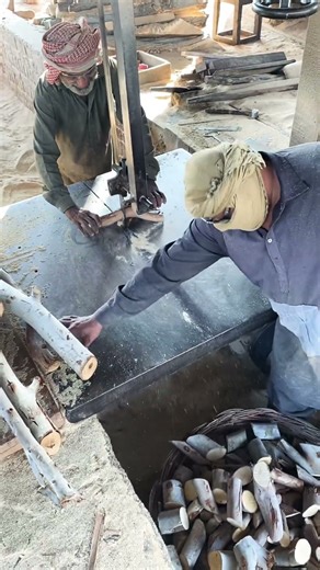 Firewood cutting by funny workers #wheelsaw #carpentry #wood #sawblade #woodworking #sawwood #diy