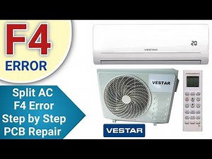 F4 ERROR IN VESTAR SPLIT AC | Step by Step PCB Repairing for F4 Error in VESTAR SPLIT AC