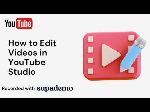 How to Edit Videos in YouTube Studio