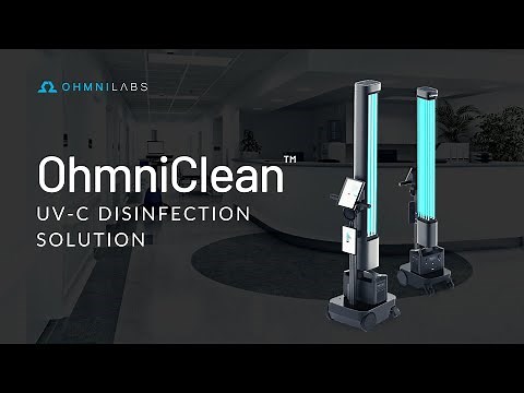 OhmniClean Autonomous UV-C Disinfection Robot
