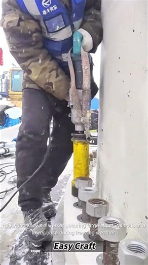 Bolt Tightening in Extreme Cold ❄️